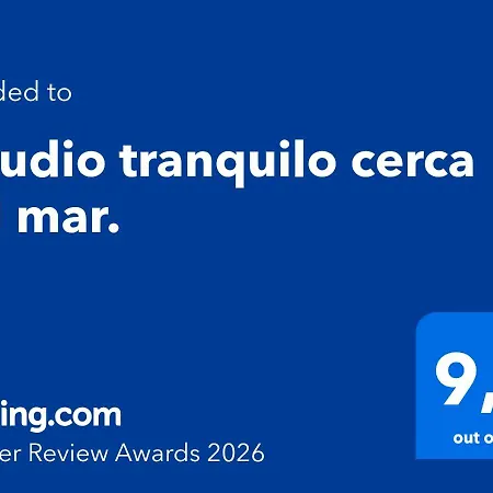 דירה Estudio Tranquilo Cerca Del Mar.